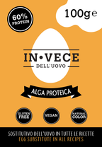 Alga proteica IN-VECE, fronte della confezione da 100 g
